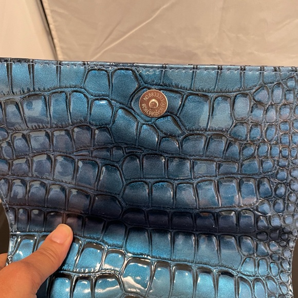 Fashionable Women Purse Handbag with Silver Tone Chain brand Geir Ness - Picture 3 of 11